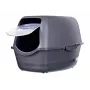 Cat litter box DIAMENTIQ BAYA anthracite, plastic, 55.5 x 40 x 38.7 cm, reversible doors