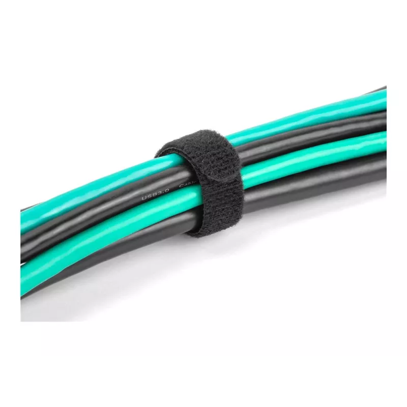 Hook & loop cable tie DeLOCK 19075 300x12mm black 10 pieces