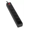 Surge Protector Gembird SPG5-C-10 Black 5 AC Outlets 250V 3m