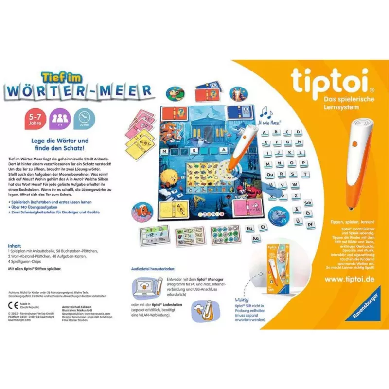 tiptoi Deep in the Sea of Words, Board Game