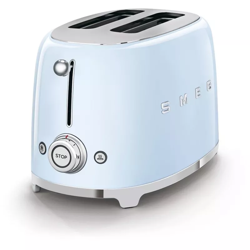Smeg 50's Style Toaster TSF01PBEU Pastel Blue