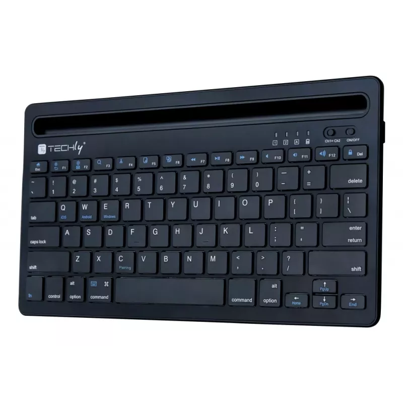 Techly ICTBK102U keyboard Universal Bluetooth QWERTY English Black