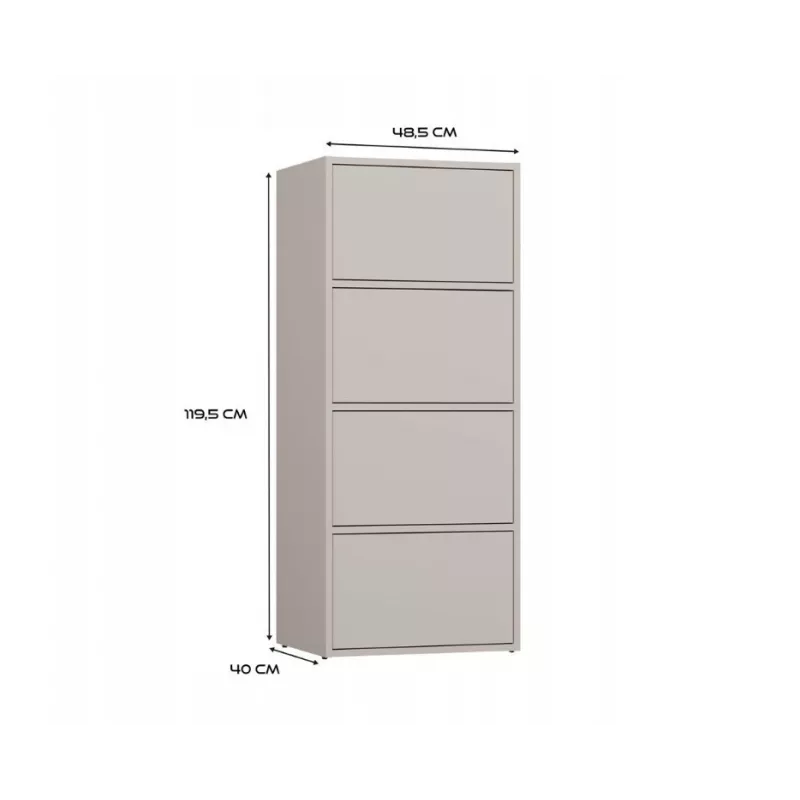 ALMA CHEST OF DRAWERS, KASHMIR COLOUR