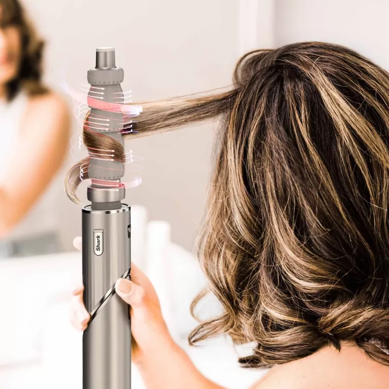 Shark FlexStyle 5 in 1 Air Styler & Hair Dryer Car Wrap Hair Rollers Flat Brush Oval Brush Nozzle Attachment Diffuser Storage Bag No Thermal Damage