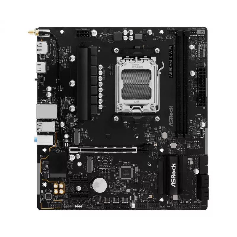 ASRock A620AM-X WiFi AMD A620 AM5 Micro-ATX Motherboard