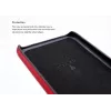Card Slot Back Shell VixFox for iPhone X/XS — ruby red, rear cover with integrated card pocket