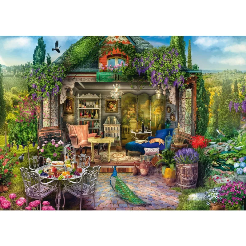 Garden House Happiness in the Vineyards, Puzzle 1000 Pieces
