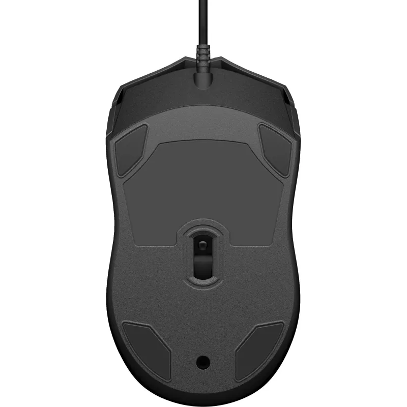 HP Wired Mouse 105, Ambidextrous, Optical, USB Type-A, 1600 DPI, Black