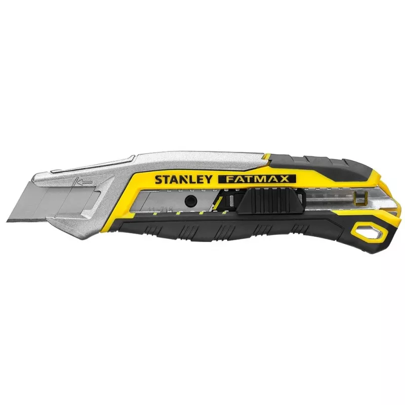 Utility Knife Stanley FATMAX FMHT10594-0 Black Stainless Steel Yellow 18mm Width 165mm Length