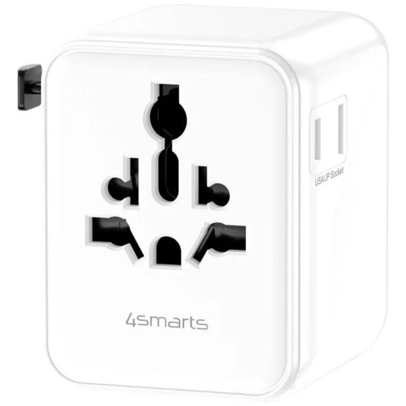 Travel adapter 20W GaN Nomad 2xUSB-C + 1xA
