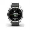 Garmin fēnix 7S Pro 3.05 cm (1.2) MIP 42 mm Digital 240 x 240 pixels Touchscreen Silver Wi-Fi GPS (satellite)