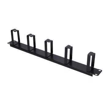 Cable management panel Extralink Extralink Cable organizer 1U black