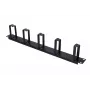 Cable management panel Extralink Extralink Cable organizer 1U black