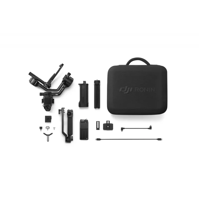 Hand camera stabilizer DJI RS 5 combo — aluminium, 30 h battery, 1.46 kg, black