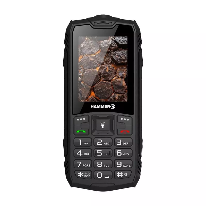 Hammer ROCK LTE | Black | 2.4 inch | IPS | 48 MB | 128 MB | Dual SIM | 3G | Main camera resolution 2 MP | 3000 mAh