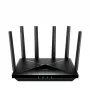 Cudy WR6500H tabletop wireless router — Dual-band 2.4/5 GHz, Wi‑Fi 7 (802.11be), 5765 Mbps, 2.5GbE LAN, 5x RJ-45, 3x3 antennas, black