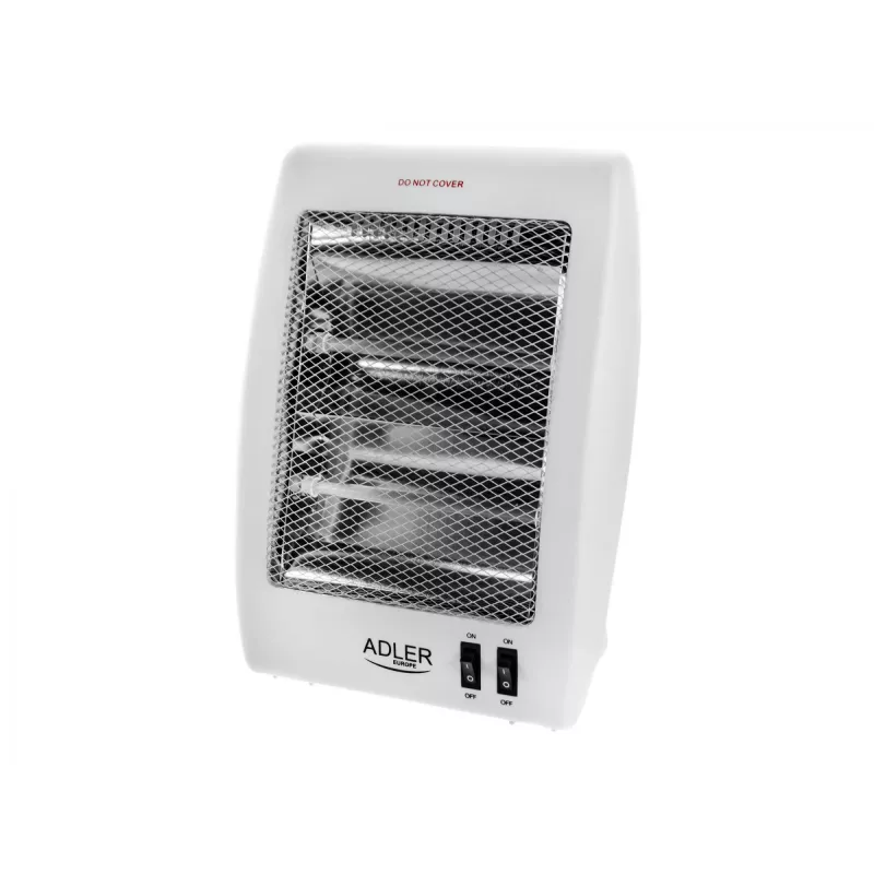 Adler | Heater | AD 7709 | Halogen Heater | 800 W | Number of power levels 2 | White