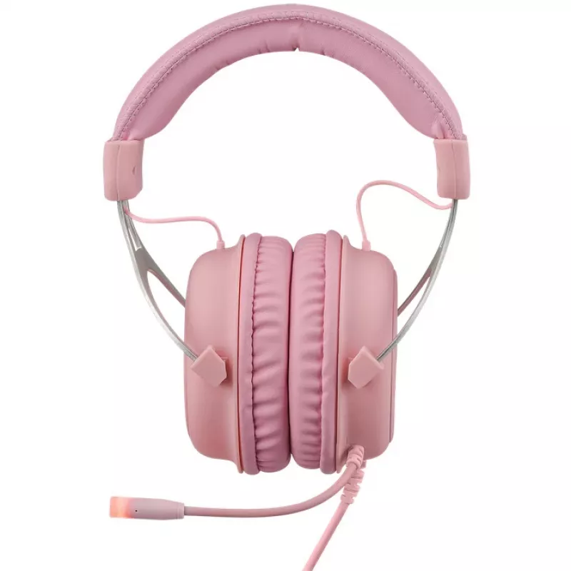 Deltaco GAM-030-P Headphones and Headset Wired Headband Gaming USB Type-A Pink (GAM-030-P)