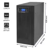 Inverter QOLTEC Pure Sine Wave 1000W 12V model 53982
