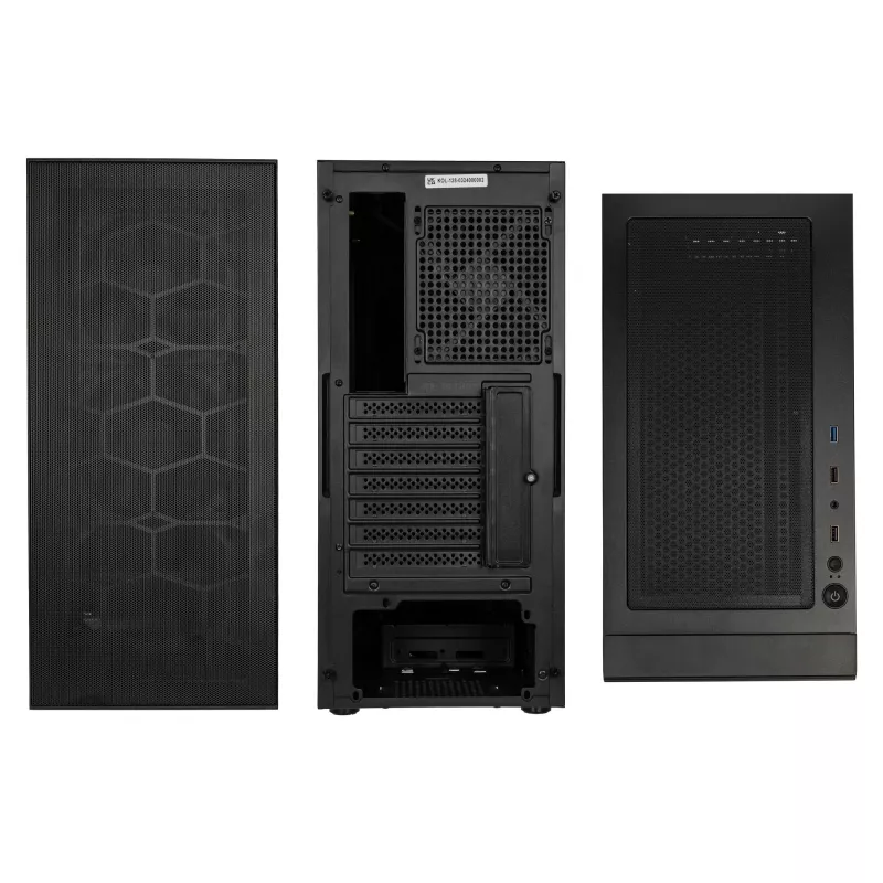 Kolink Observatory HF Mesh PWM Midi-Tower - black
