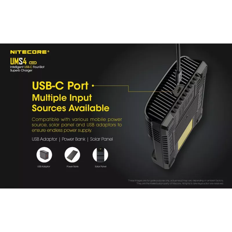 Charger Nitecore UMS4