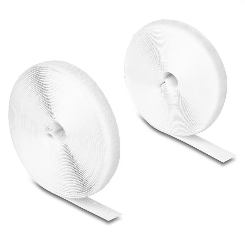 DeLOCK Heavy-duty Hook-and-Loop tape 10 m x 20 mm white