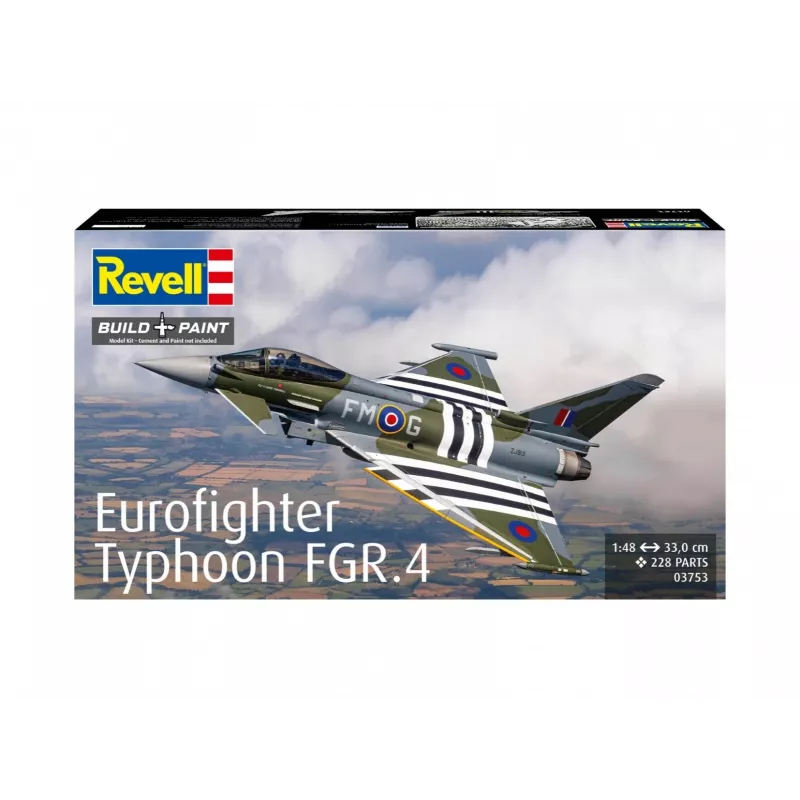 Scale Model Aircraft REVELL Eurofighter Typhoon FGR.4 1:48 Plastic Kit