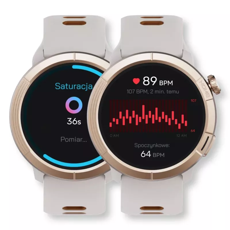 Smartwatch Stelio STSWA102GT Activ Pro GPS 46mm Gold Titanium — GPS, 46 mm case, titanium finish