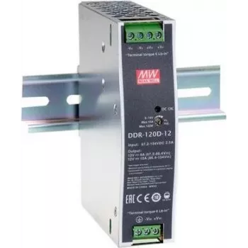 MEAN WELL DDR-120A-12 power adapter 120 W 12 V RoHS