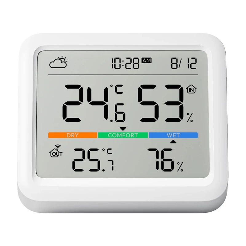 SwitchBot Meter Pro White LCD Battery 0 Temperature Humidity Sensor