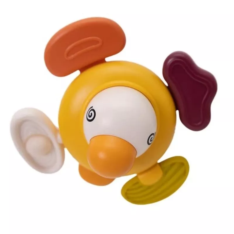 Plush interactive sensory duck Ascato 122946 — soft texture, colorful design