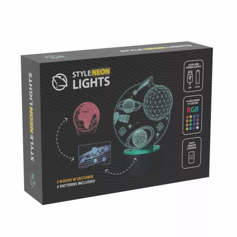 Manta SNL118RGB RGB 3D decorative LED lamp
