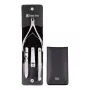 ZWILLING 97438-004-0 4-piece manicure set in black leather pocket case