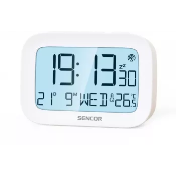 Digital alarm clock SENCOR SRC 2200 with LED display and battery backup