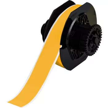 Self-adhesive printer label Brady B30C-1125-7569-YL, vinyl, yellow, 2.9 cm width
