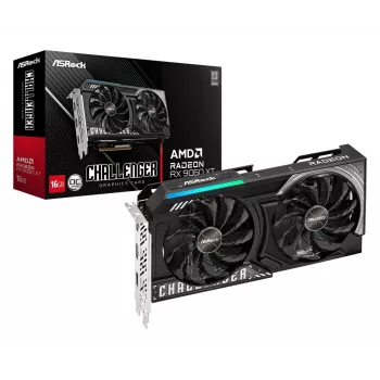 ASRock Radeon RX 9060 XT Challenger 16GB OC GDDR6 Graphics Card