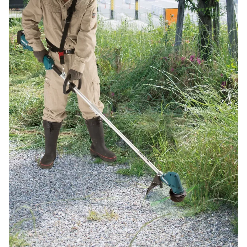 Makita DUR192LRT1, Grass Trimmer, J-type handle, 6000 RPM, Black, turquoise, 30 cm, 87,8 dB