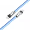 2in1 USB C cable 1m blue
