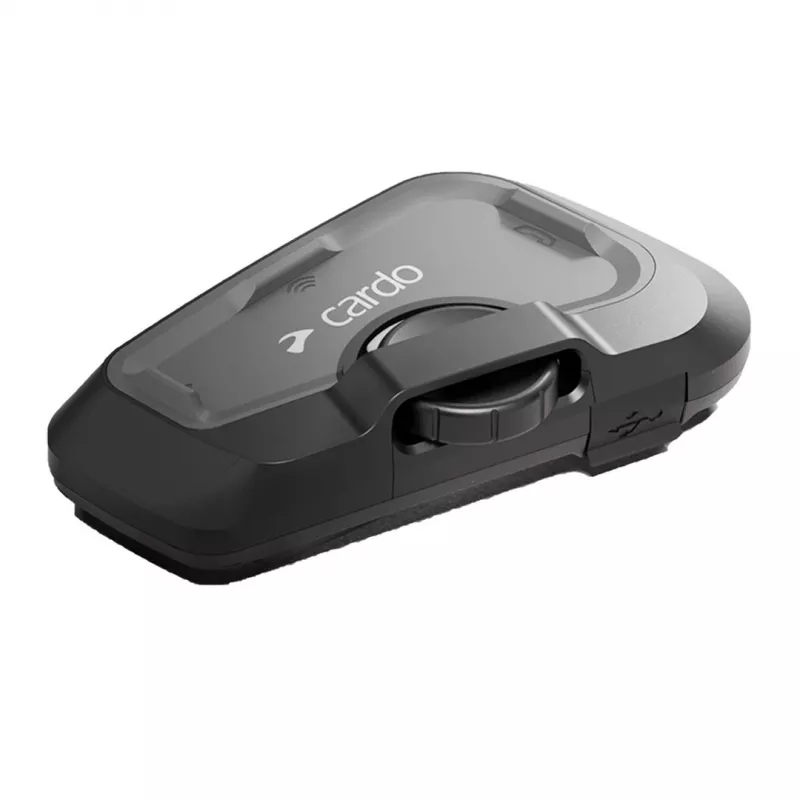Motorcycle intercom Cardo FRC4X003 — 4 channels, range 1200 m, talk 13 h, Black