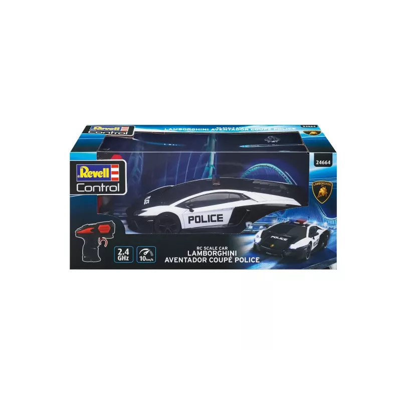 Scale Model Revell Lamborghini Aventador Police