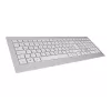 CHERRY DW 8000 keyboard Mouse included Office RF Wireless QWERTZ German Silver, White