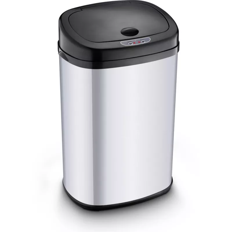 Trash can LAMART LT8021 stainless steel pedal, motion sensor, 30 L, 34×25×54 cm