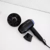 Hair dryer Taurus Studio Glow 1500 — 1400 W, 3 heat levels, 2 speeds, foldable, hangable, black