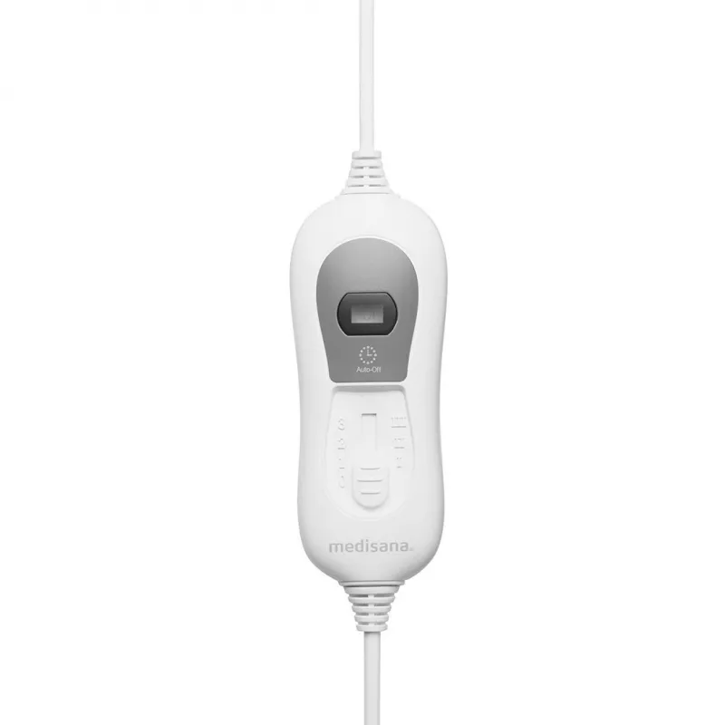 Electric blanket Medisana HU 666 — single, 1500×800 mm, 3 heat levels, detachable cable, washable