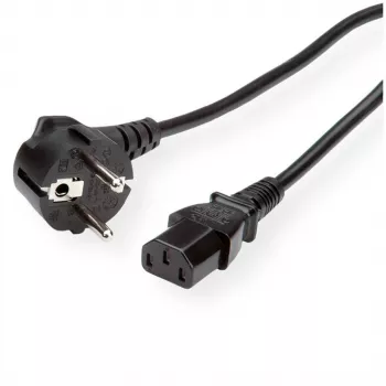 Power cable ROLINE 19.08.1014 Black 3 m CEE 7/7 C13 coupler