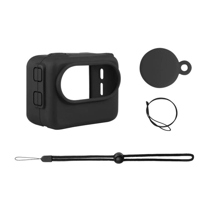 Protective silicon case Puluz for Insta360 GO 3 with integrated lens cap
