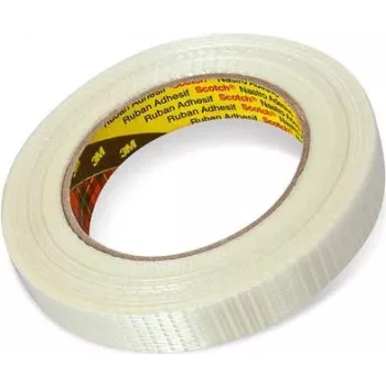 Filament tape 3M 8959, transparent, 50 m length, 19 mm width