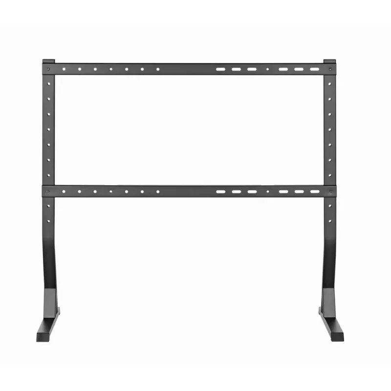 Floor TV stand GEMBIRD TVS-D90F-01 for 45–90 inch TVs, steel, fixed-height, VESA 200x200–800x400, max load 60 kg, 970×800×525 mm