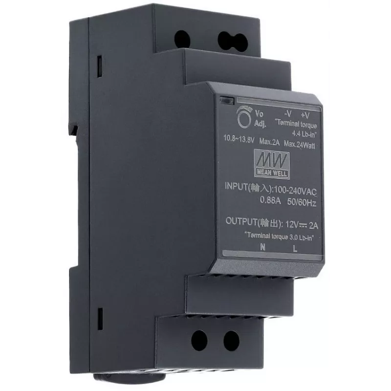 Voltage Transformer MEAN WELL HDR-30-12 12V 30W