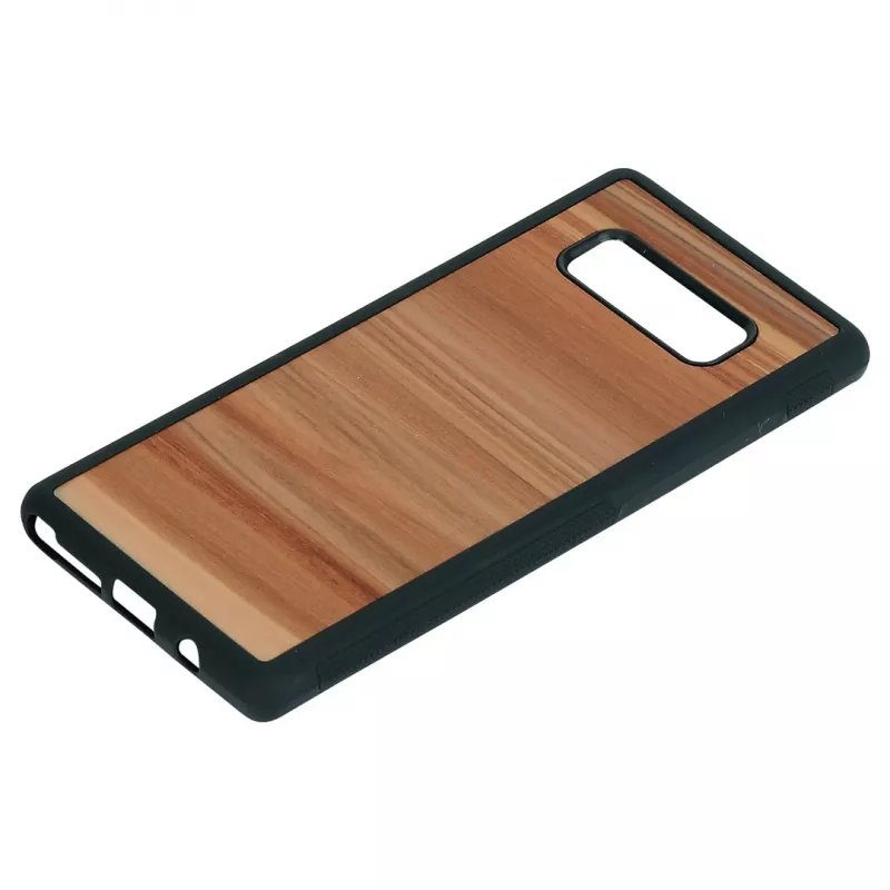 Smartphone case man and wood for Galaxy Note 8 — cappuccino black protective cover